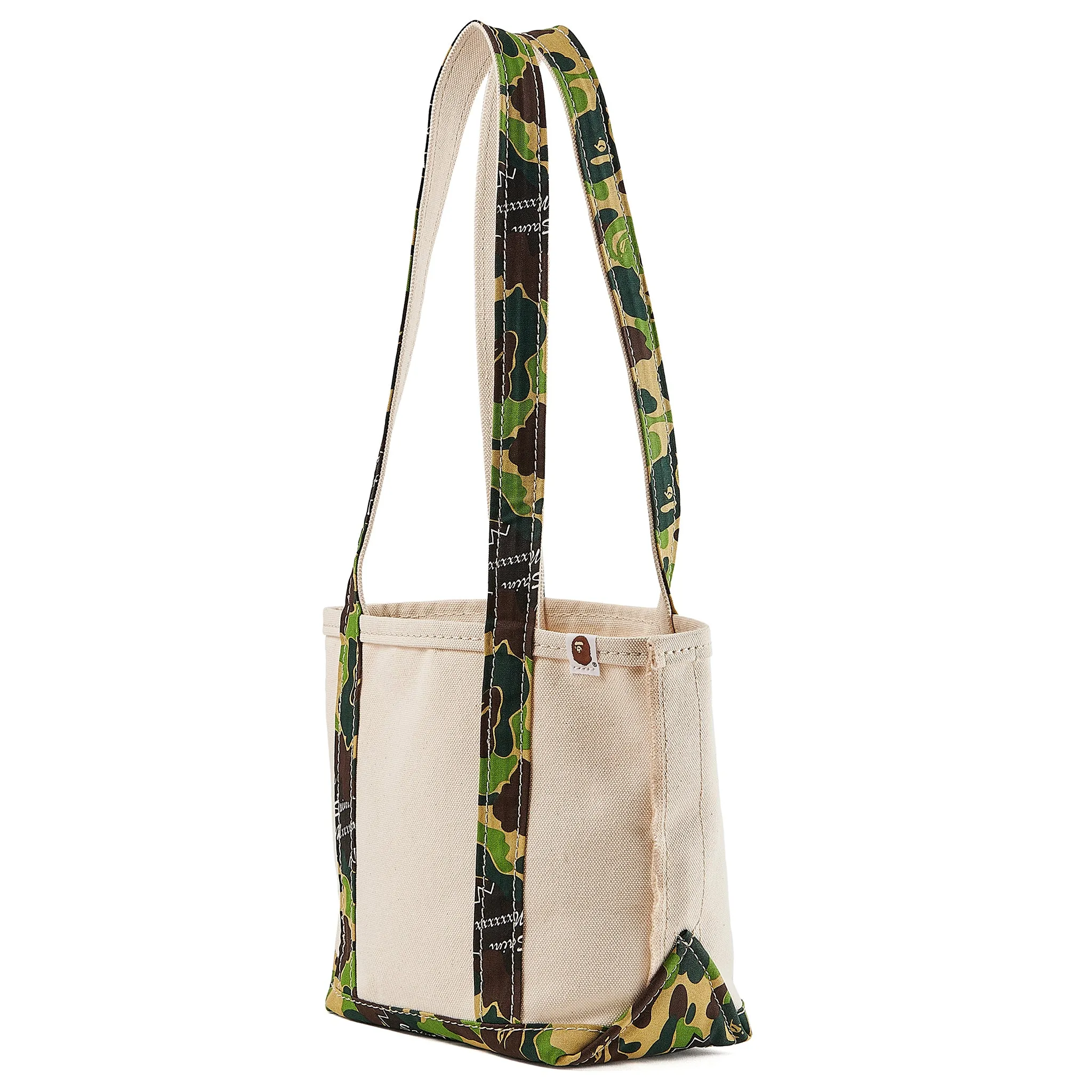 A BATHING APE® AP_TOTE BAG/SMALL / WHITE CAMO