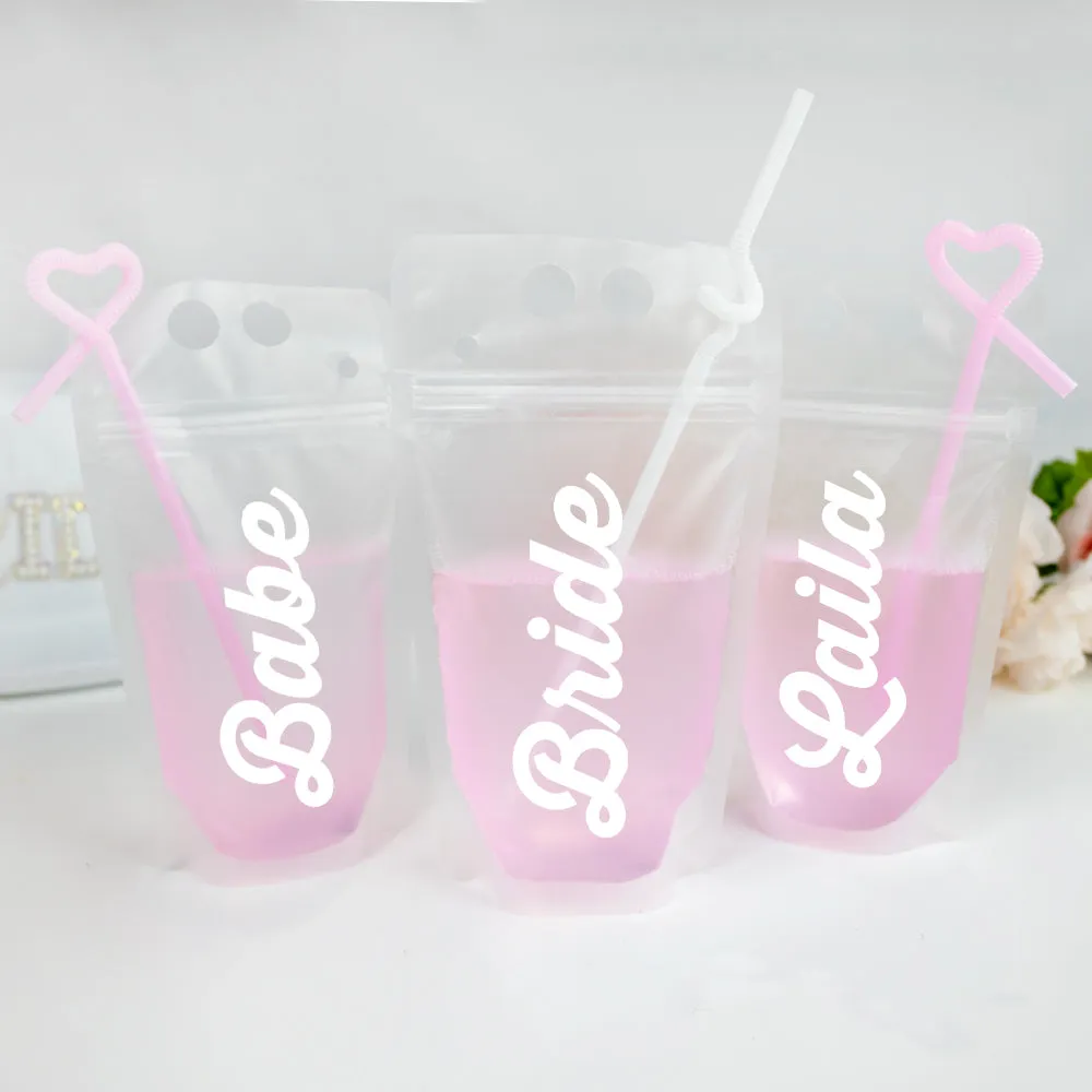 Bachelorette Party Drink Pouches