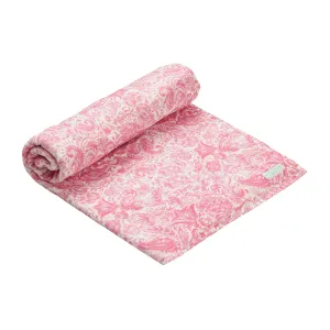 BEACH TOWEL PAISLEY PINK