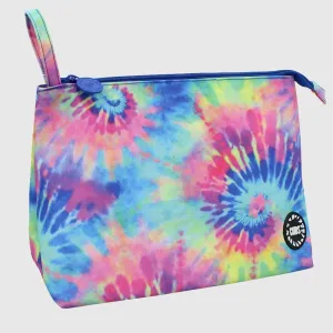 Cubs Colorful Tie Dye Pink & Turquoise Large Pouch