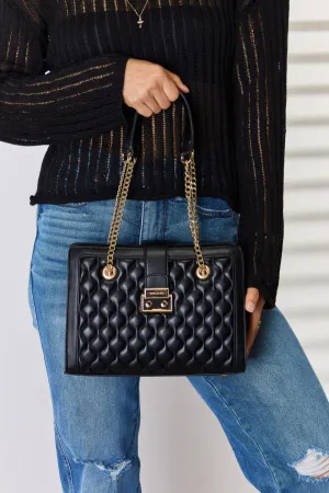 Daily Luxury Quilted PU Leather Handbag