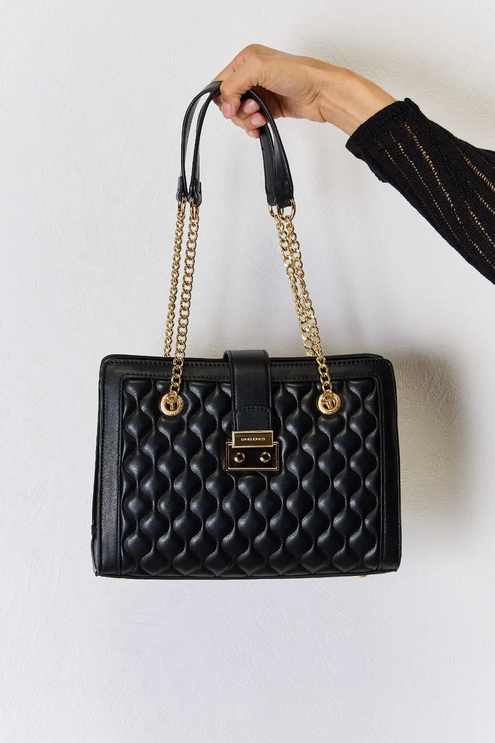 Daily Luxury Quilted PU Leather Handbag
