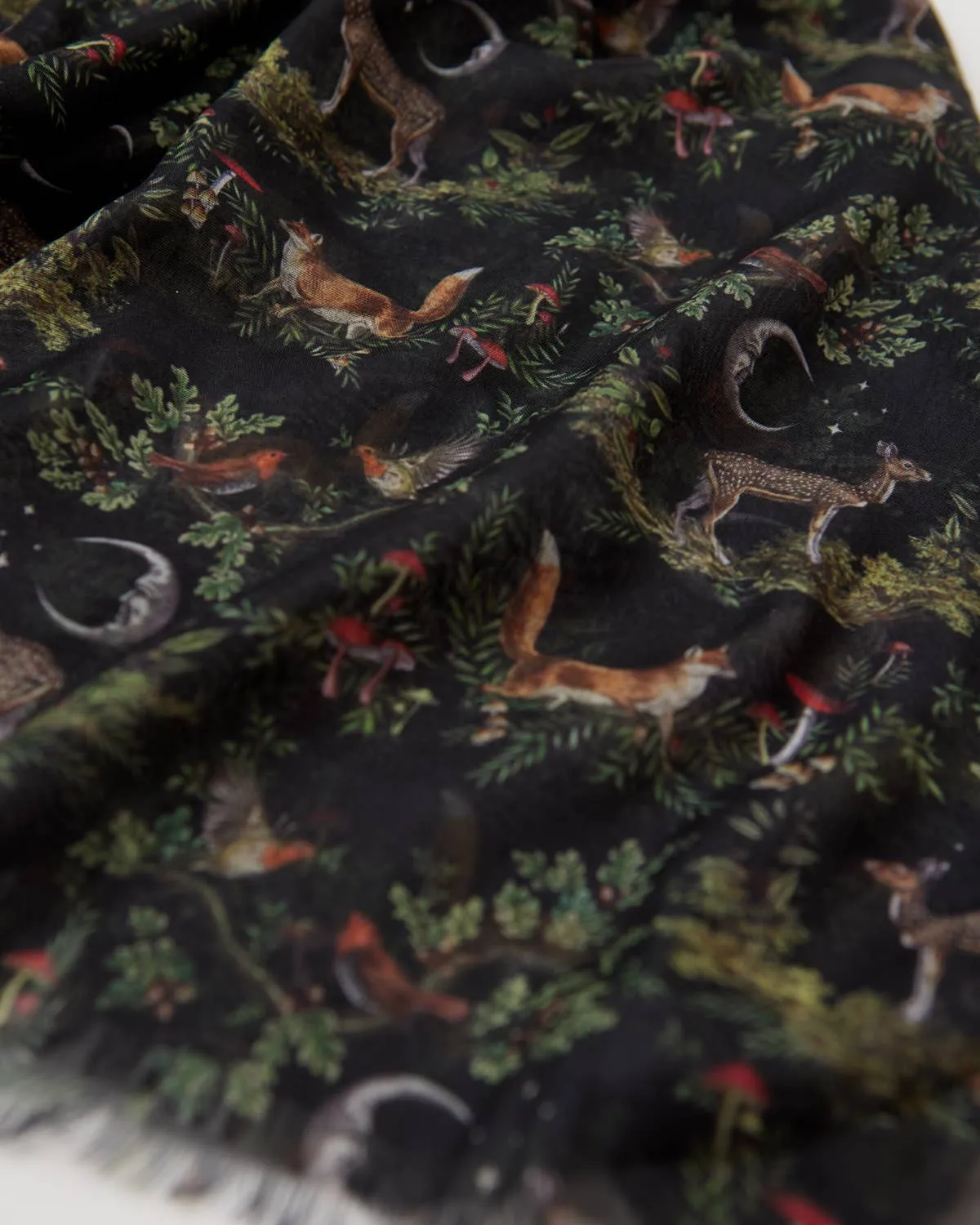 Fable - A Night's Tale Woodland Lightweight Scarf Midnight