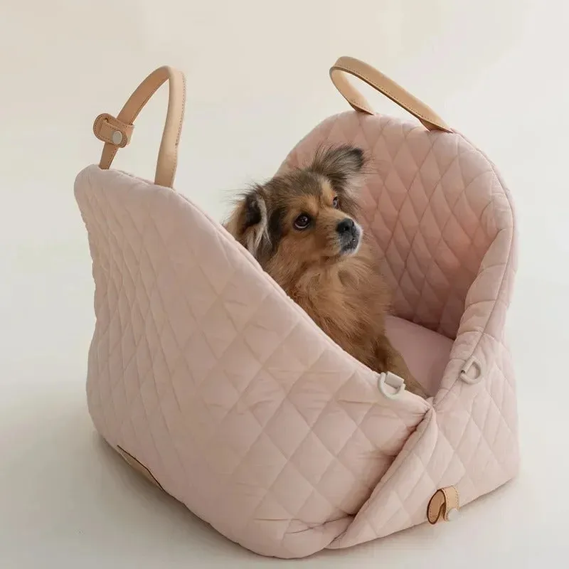 Happy Tails Quilted Carrier Bed