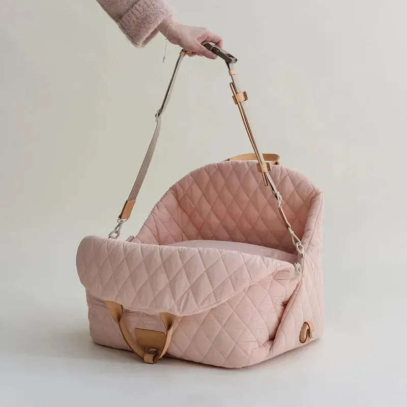 Happy Tails Quilted Carrier Bed