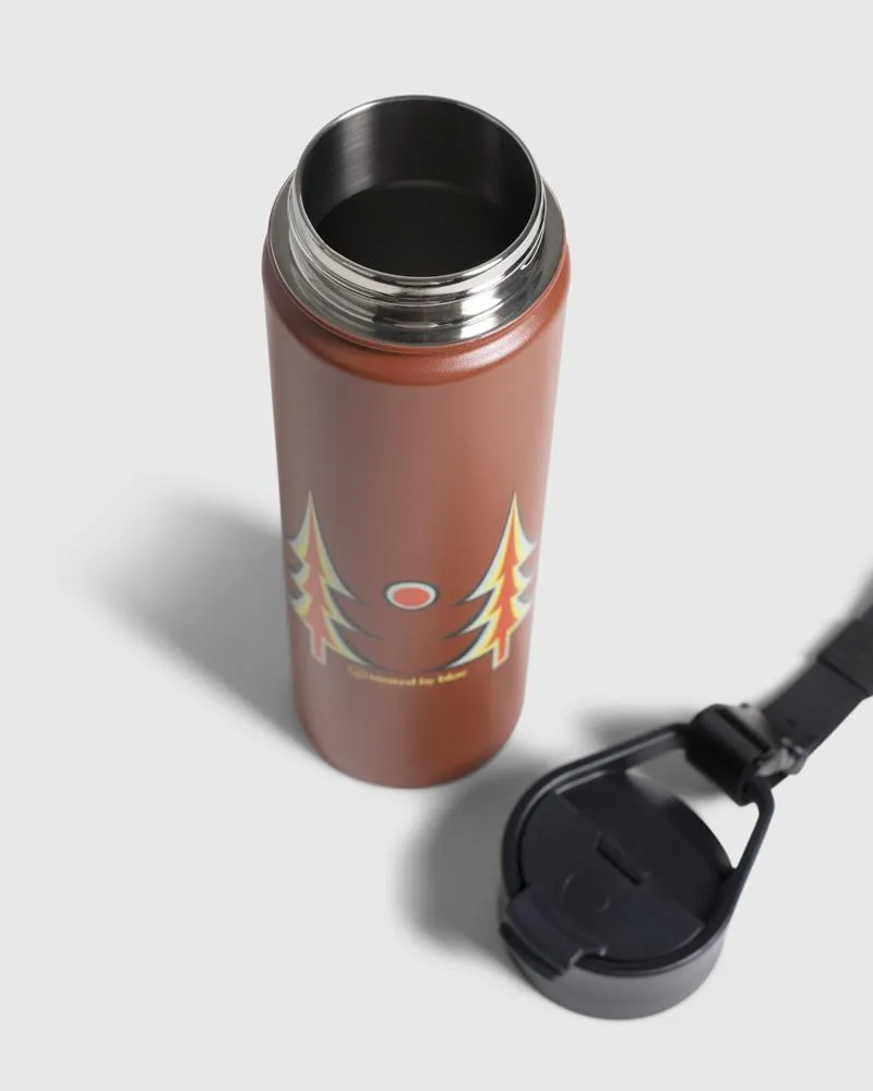 Insulated Steel Bottle 22 Oz. - Trippy Trees