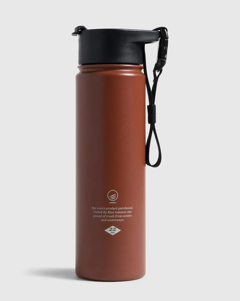 Insulated Steel Bottle 22 Oz. - Trippy Trees