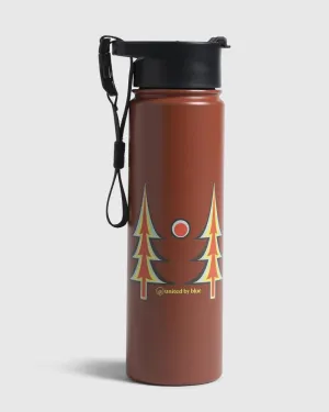 Insulated Steel Bottle 22 Oz. - Trippy Trees