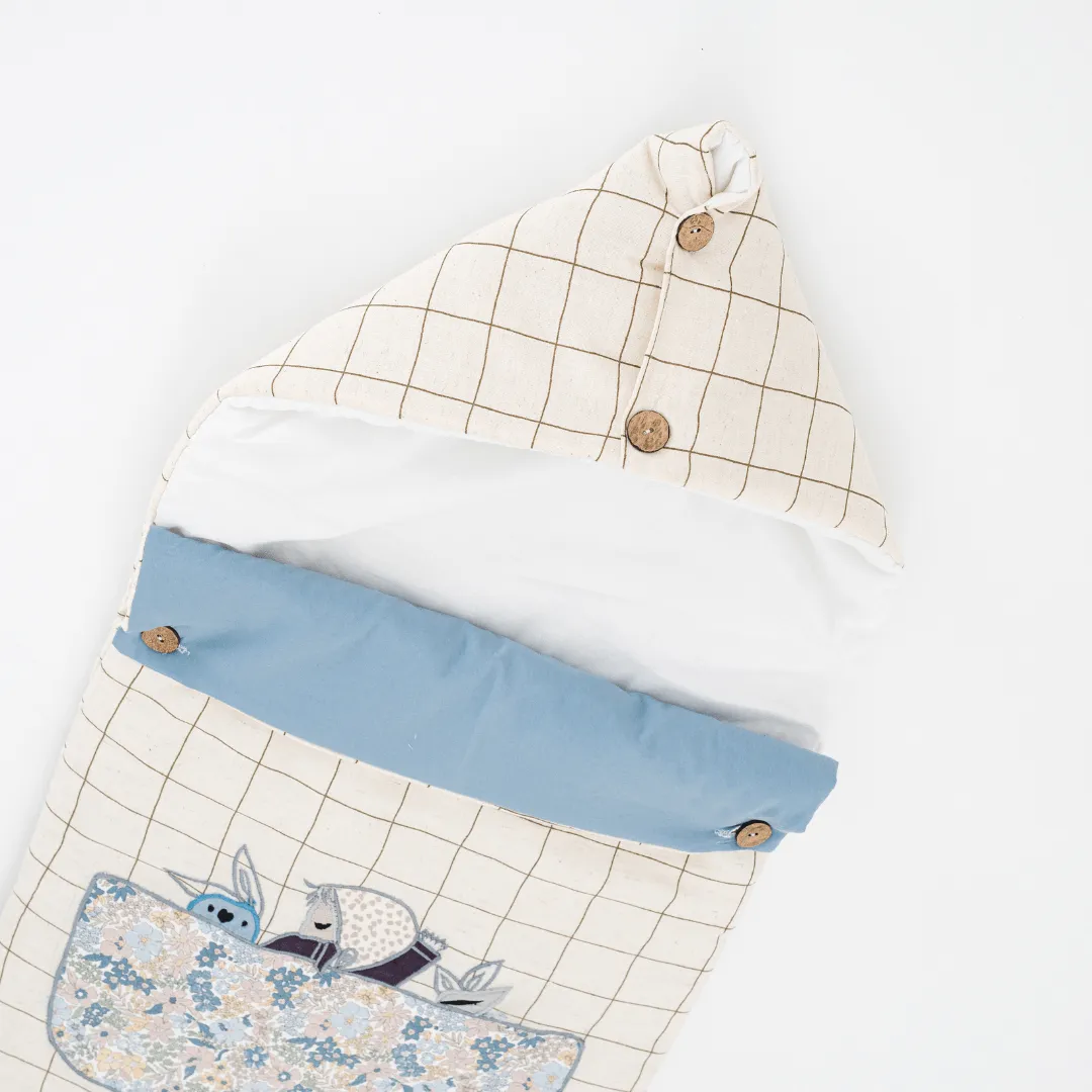 Kiss Me Goodnight Baby Carrier Nest   Custom Gift Bag (Handcrafted Patchwork)