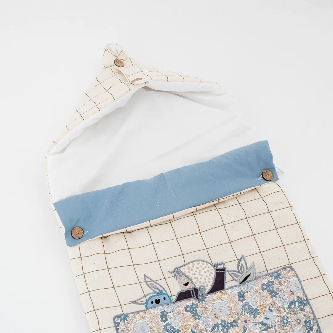 Kiss Me Goodnight Baby Carrier Nest   Custom Gift Bag (Handcrafted Patchwork)