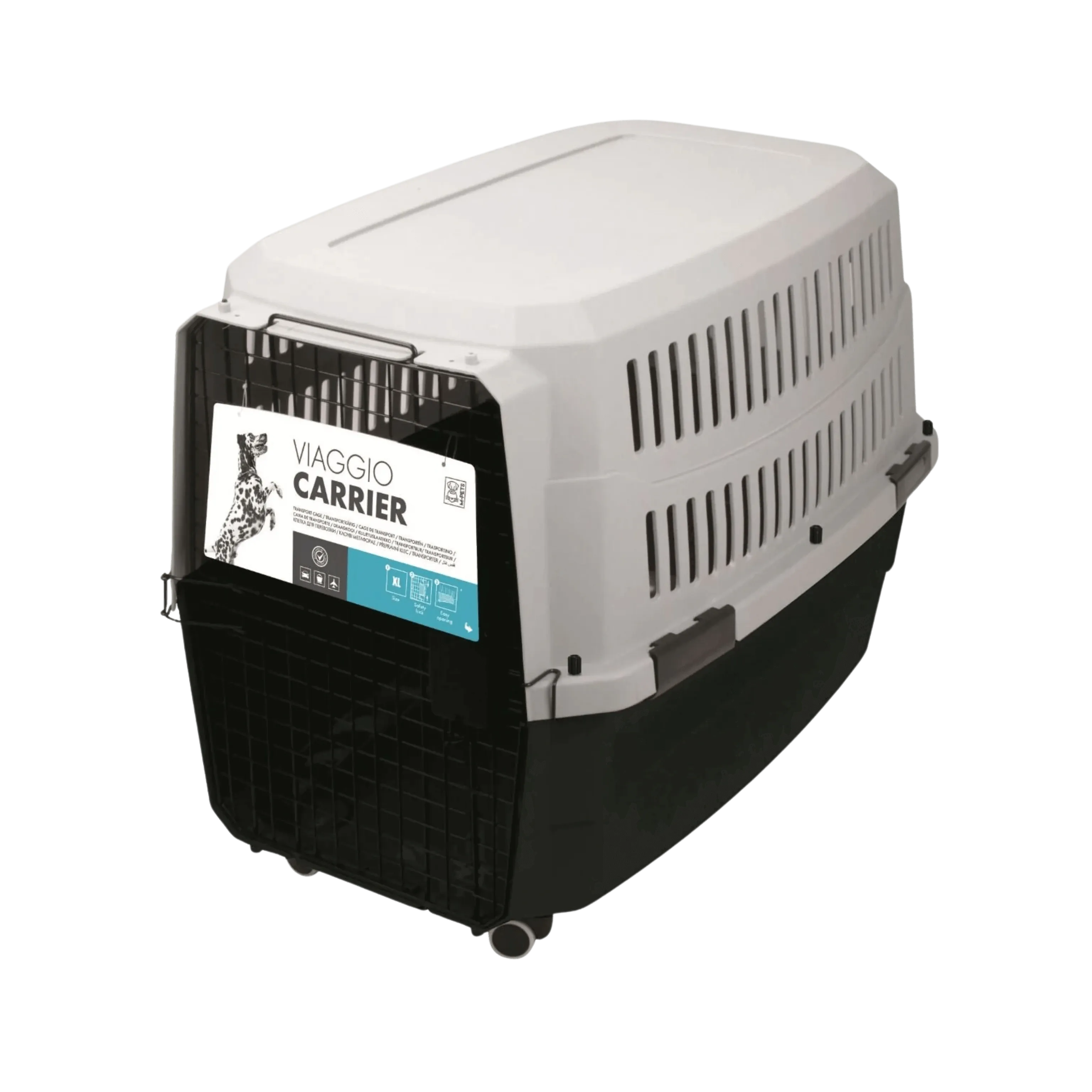 M-PETS VIAGGIO CARRIER BLACK (M)