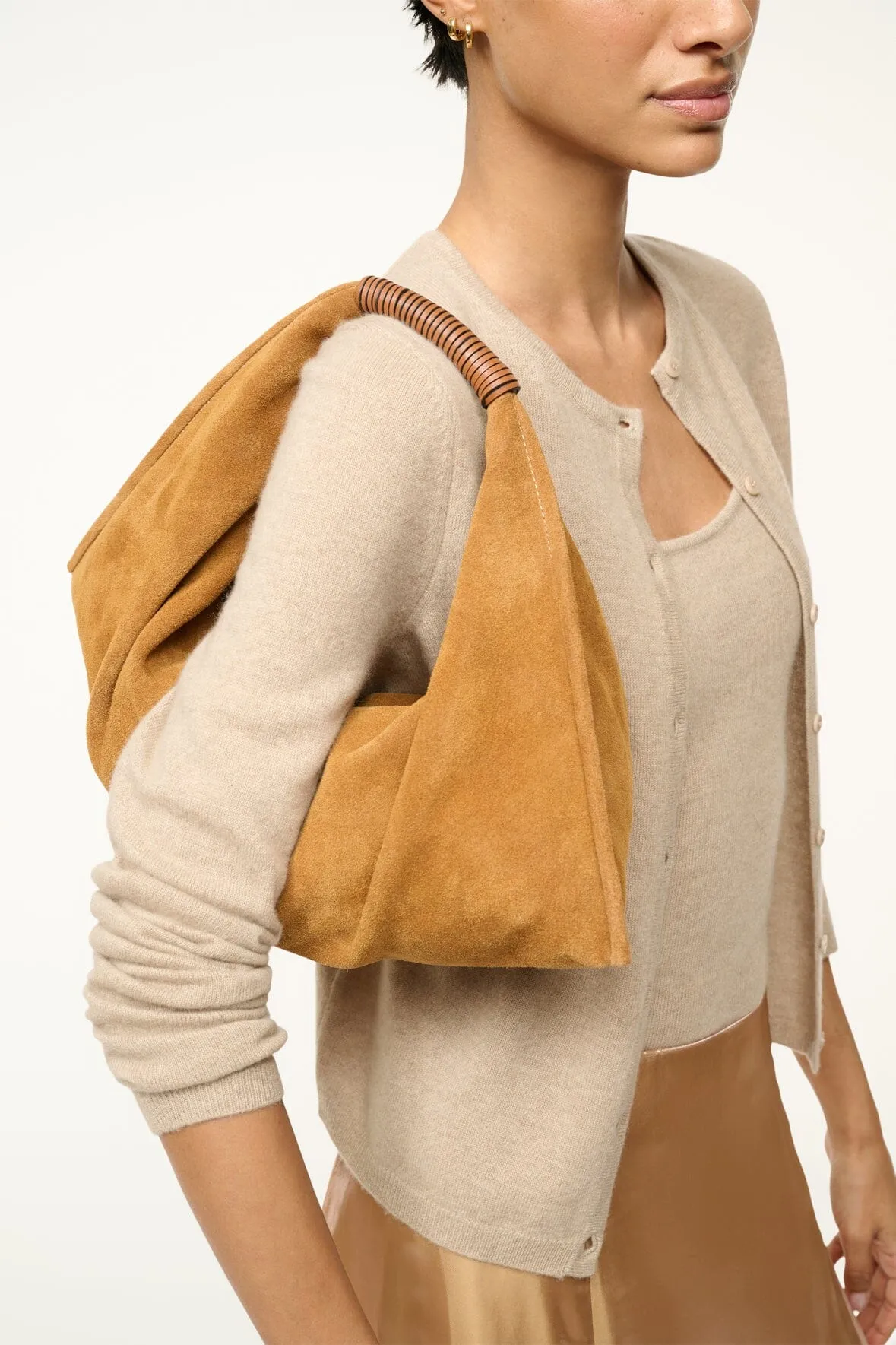 MINI RONNIE BAG | TAN SUEDE