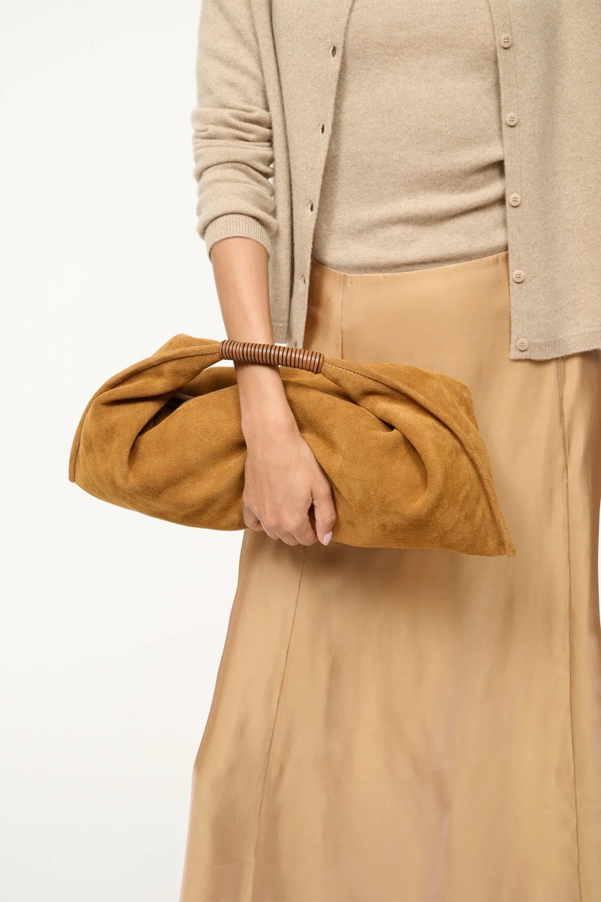 MINI RONNIE BAG | TAN SUEDE