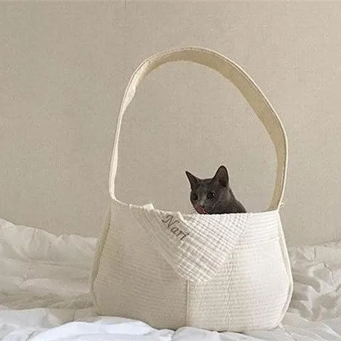 On An Adventure Pet Canvas Sling Bag