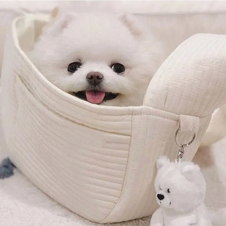 On An Adventure Pet Canvas Sling Bag