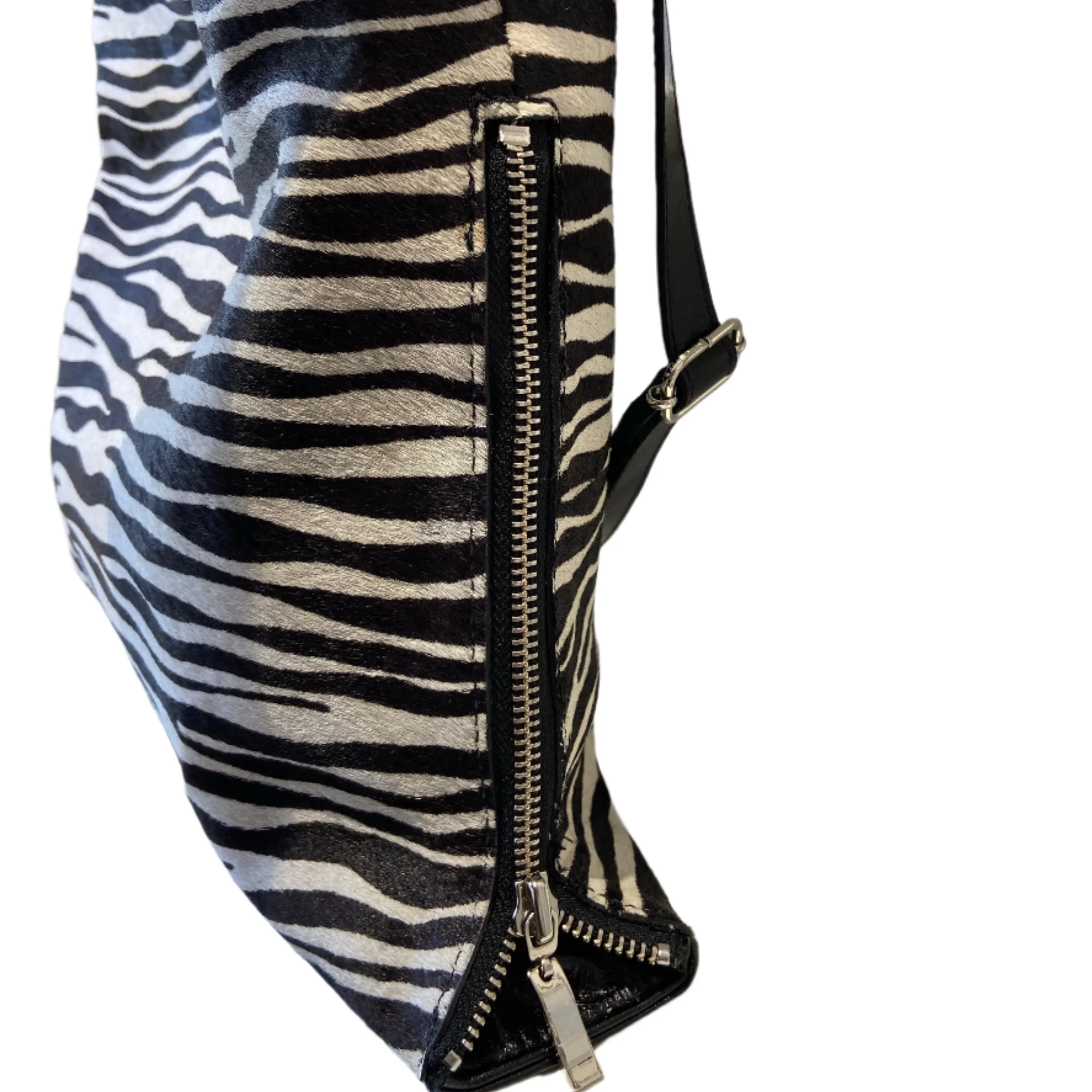 Riche - Zebra Black Handbag