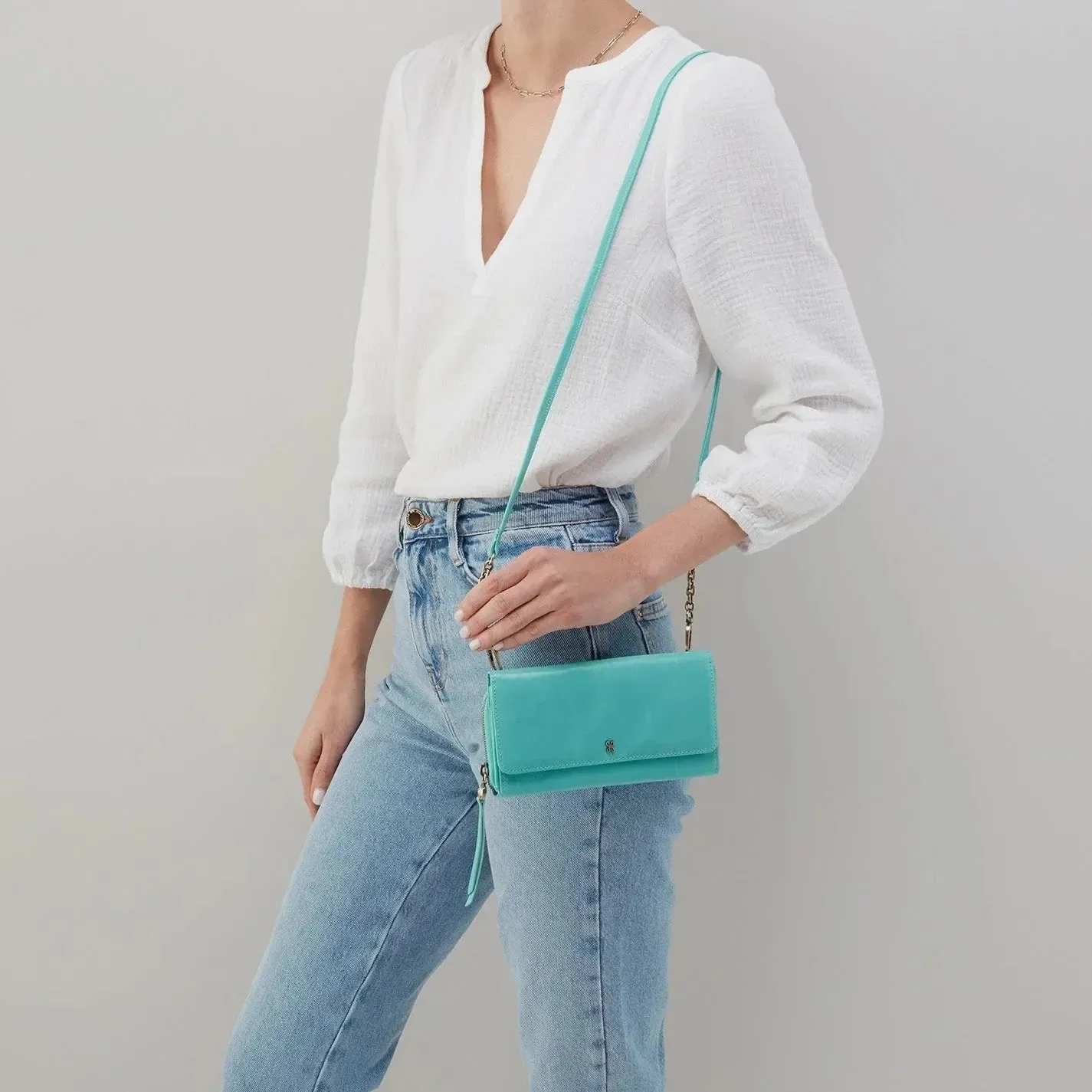 Rubie Crossbody - Light Aqua