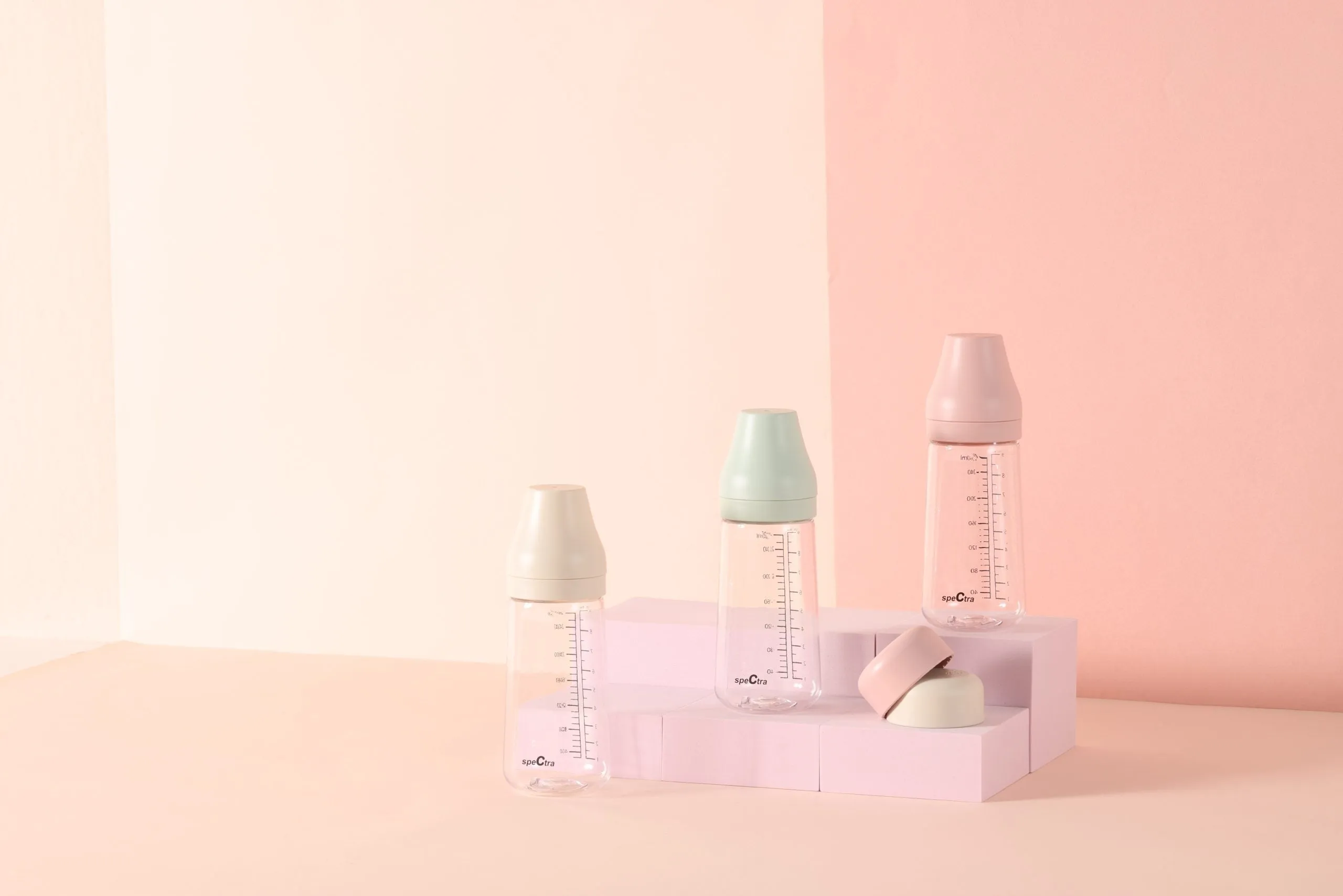 Spectra PA Bottle 160ML Cream Pink