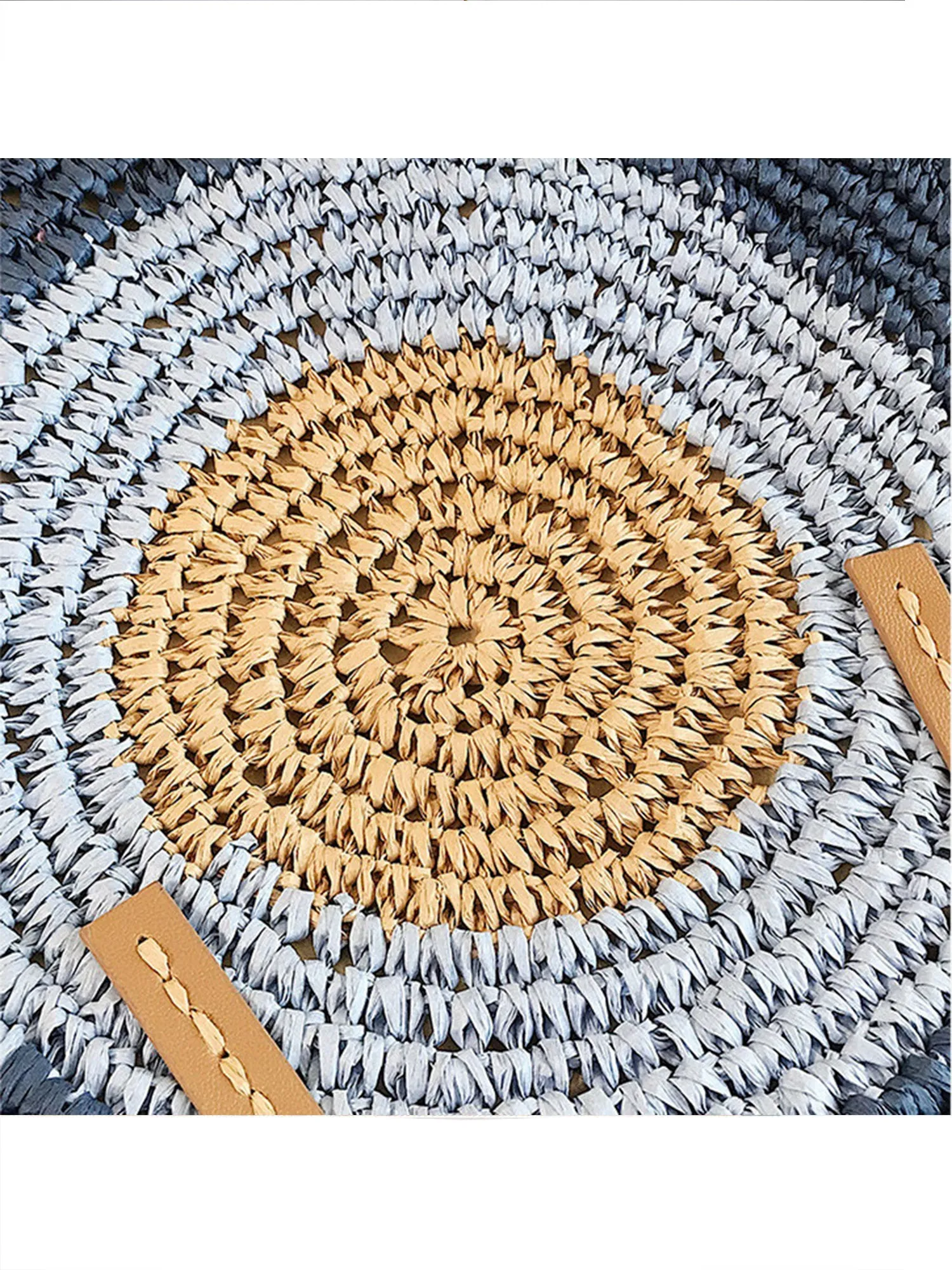 Straw Circle Tote