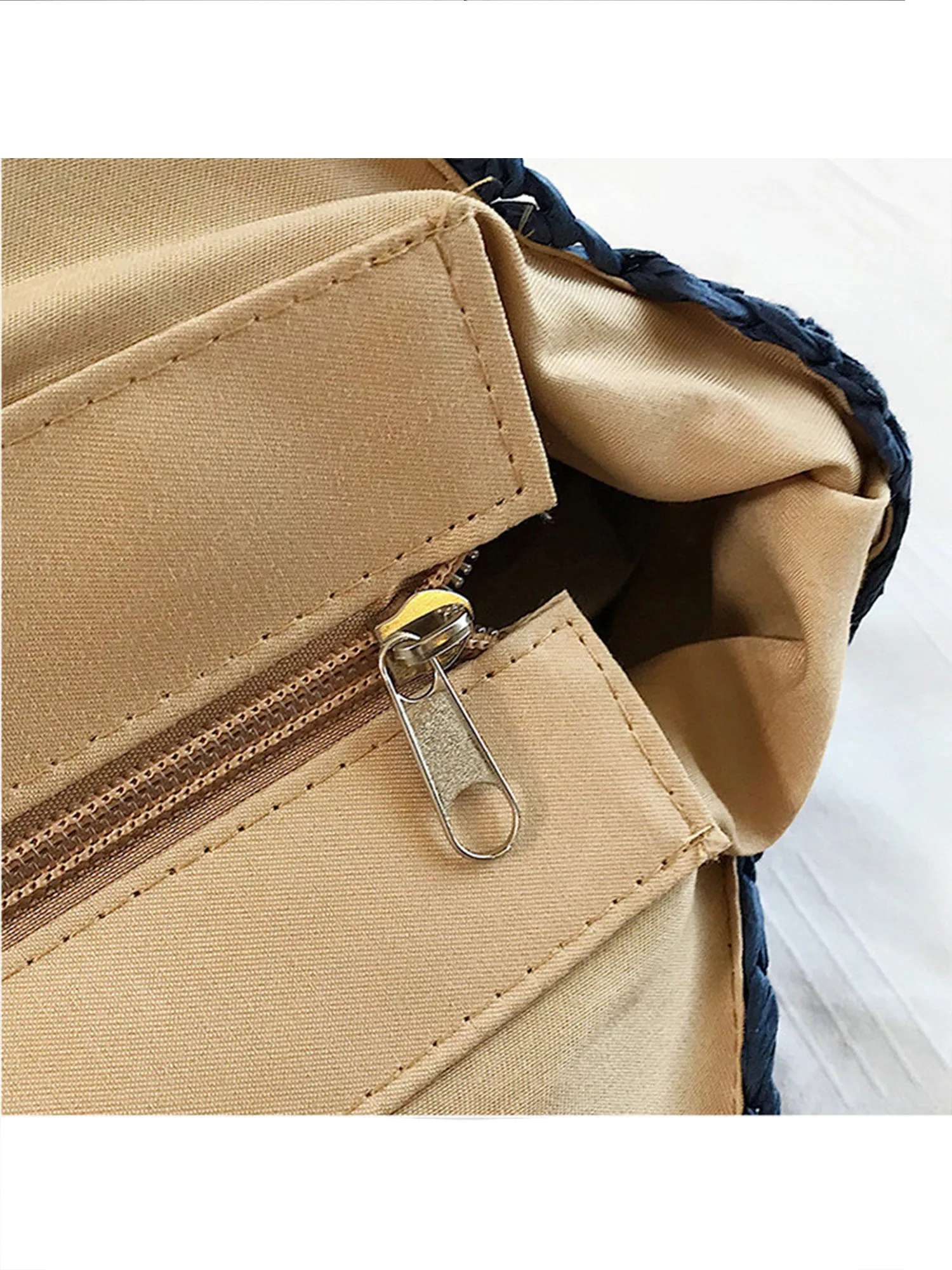 Straw Circle Tote