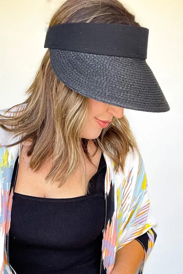 Straw Elastic Visor