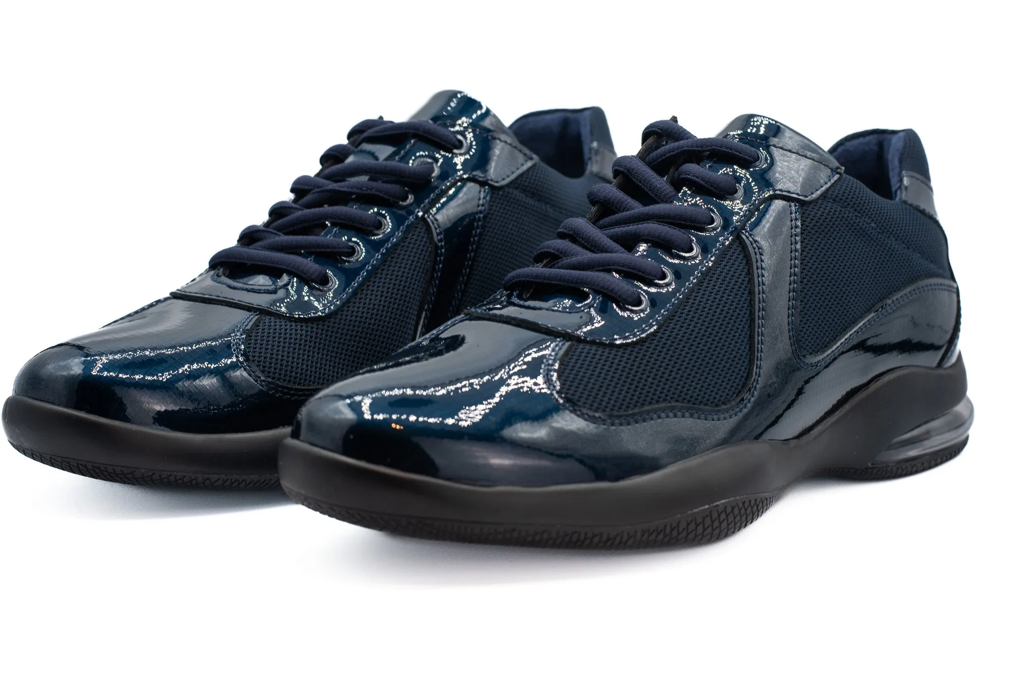The Zona Navy Leather Men Sneaker Final Sale!