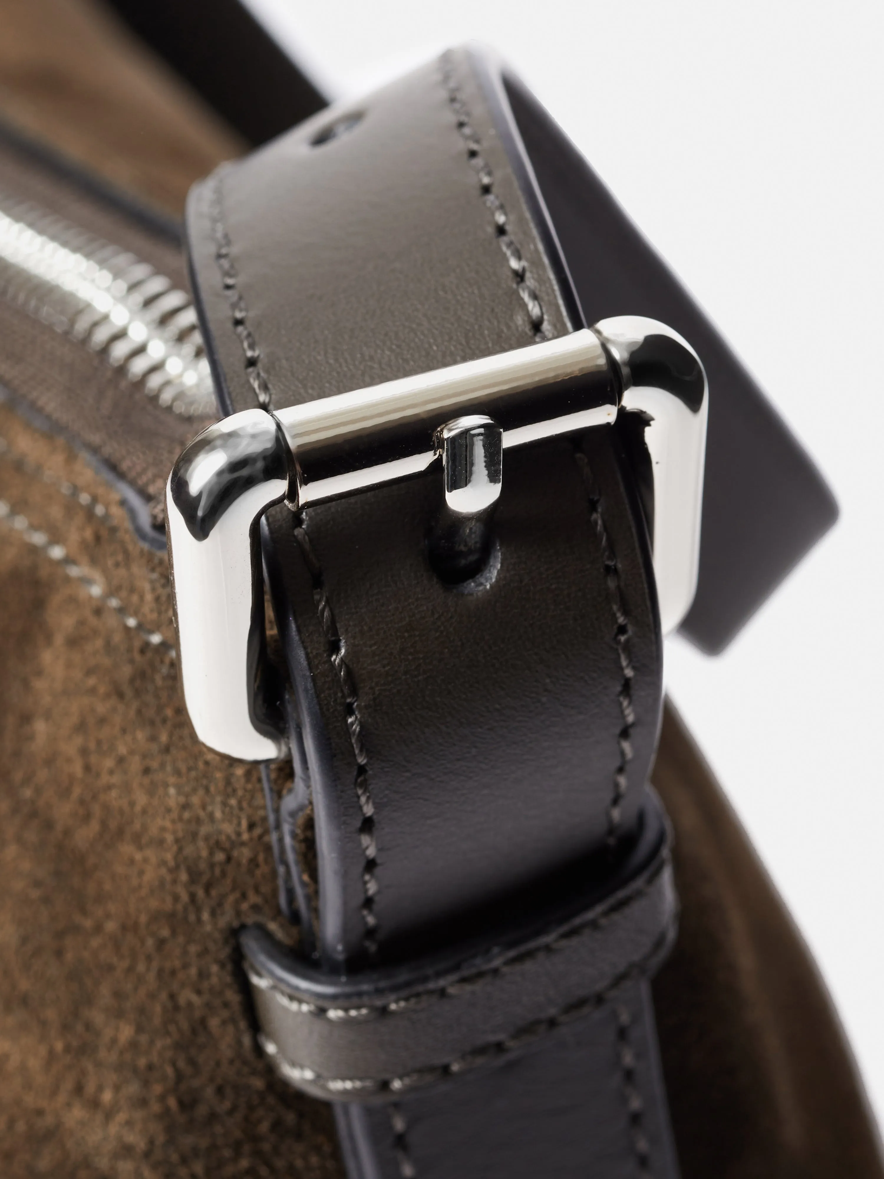 Trafalgar Suede Shoulder Bag | Khaki