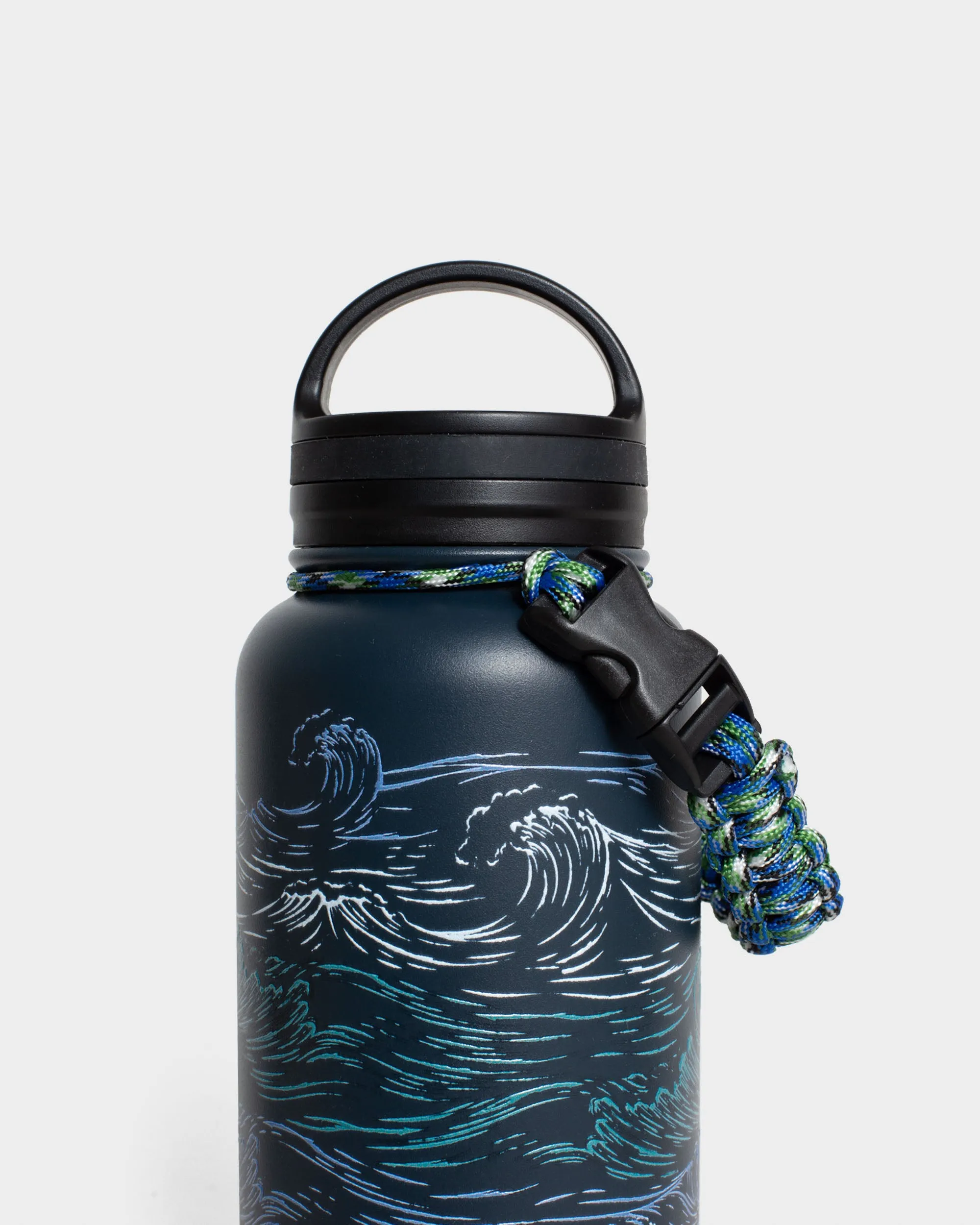 Waves 32 oz. Insulated Steel Water Bottle